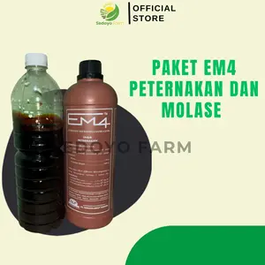 PAKET EM4 Peternakan 1 Liter dan Molase 1Kg