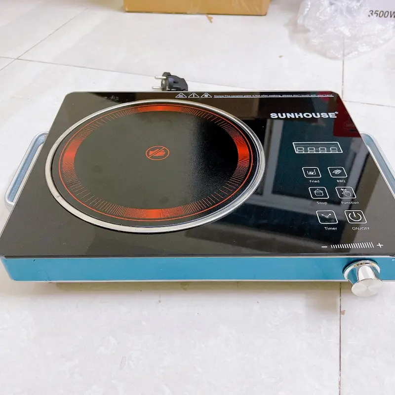 Bếp hồng ngoại cao cấp Chefs Life,Bếp hồng ngoại đa năng công suất cao 3500W, không kén nồi, an toàn khi sử dụng Bếp Điện 4