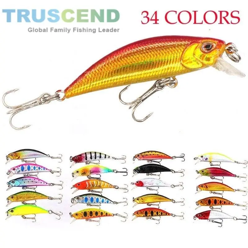 TRU Umpan Pancing Minnow Sinking 5cm 5gr Casting Ultralight Minnow Umpan Pancing 0
