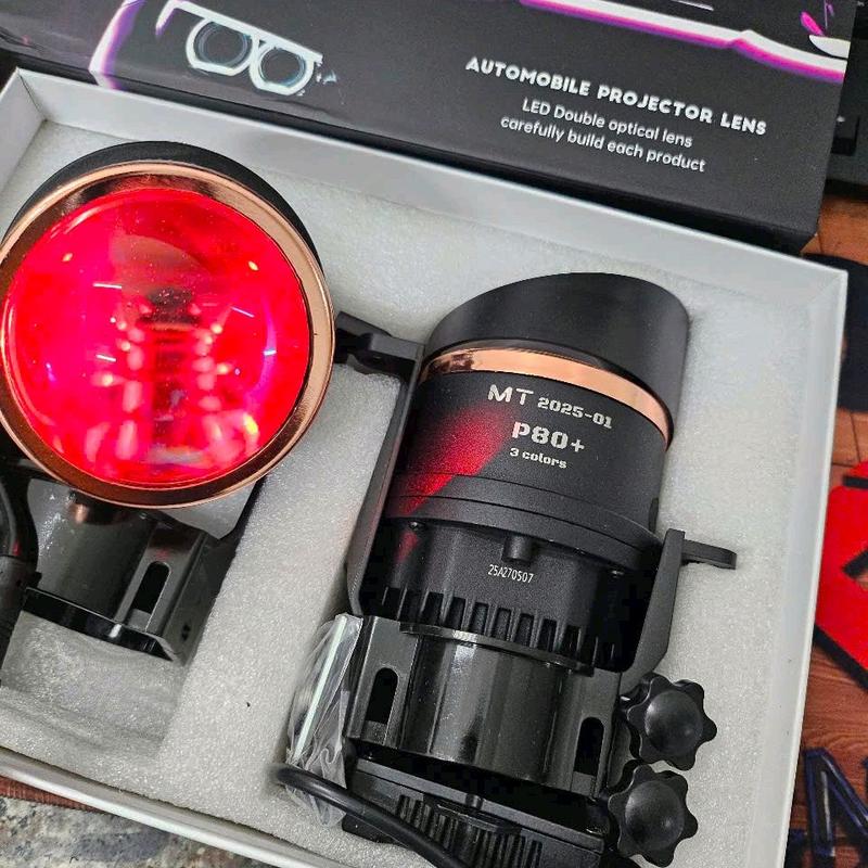 [ MẪU 2025] Đèn Bi Gầm 3.0 P80+ 60W CẢI TIẾN THÊM MẮT QUỶ ĐỎ SO VỚI P90,P80 12V Điện Bình Lắp Đèn Gầm ÔTô,Trợ Pha Xe Máy Hàng Cao Cấp 3 Màu Pha Màn Chập, Chống Nước