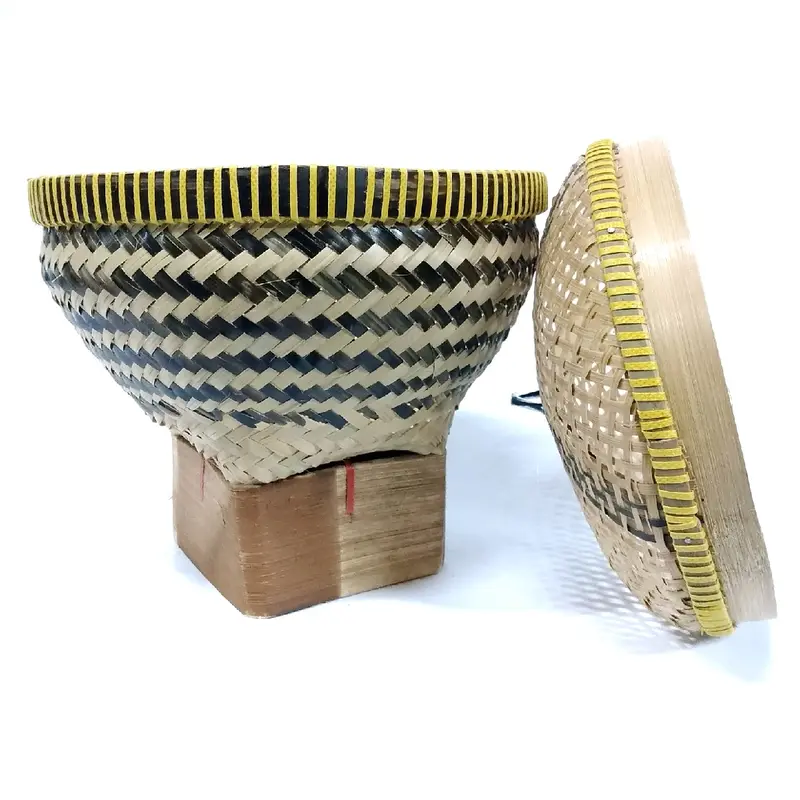 Bakul nasi dari kulit bambu 20cm 1