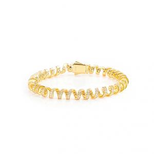 สร้อยข้อมือสายโทรศัพท์ชุบทอง ขายดี สไตล์เดียวกันโดย Wei Xue ดีไซน์ศิลปะสองสีคุณภาพสูง สร้อยข้อมือแฟชั่นสตรี สร้อยข้อมือโลหะไททาเนียม ชุบทอง สร้อยข้อมืออินเทรนด์ สำหรับผู้หญิง