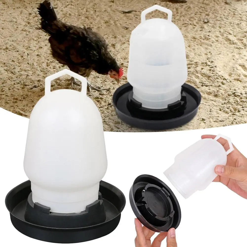 Máy Uống Nước Gà, Chất Liệu Nhựa, Tự Động, Thích Hợp Cho Gà, Vịt Và Nước Uống, Có Bucket Cho Ăn, Ngỗng Uống, L6Z5