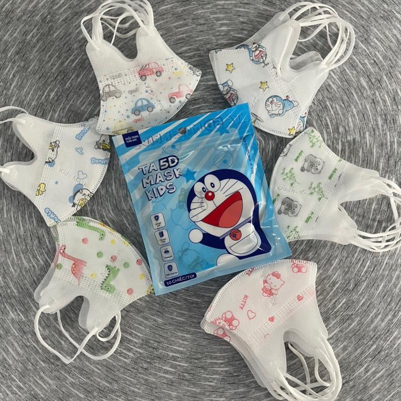  Thùng  500chiec  khẩu  trang 5d trẻ e Tuấn anh size cho trẻ  từ  2-7 tuổi đeo vừa Cho Bé Voi 