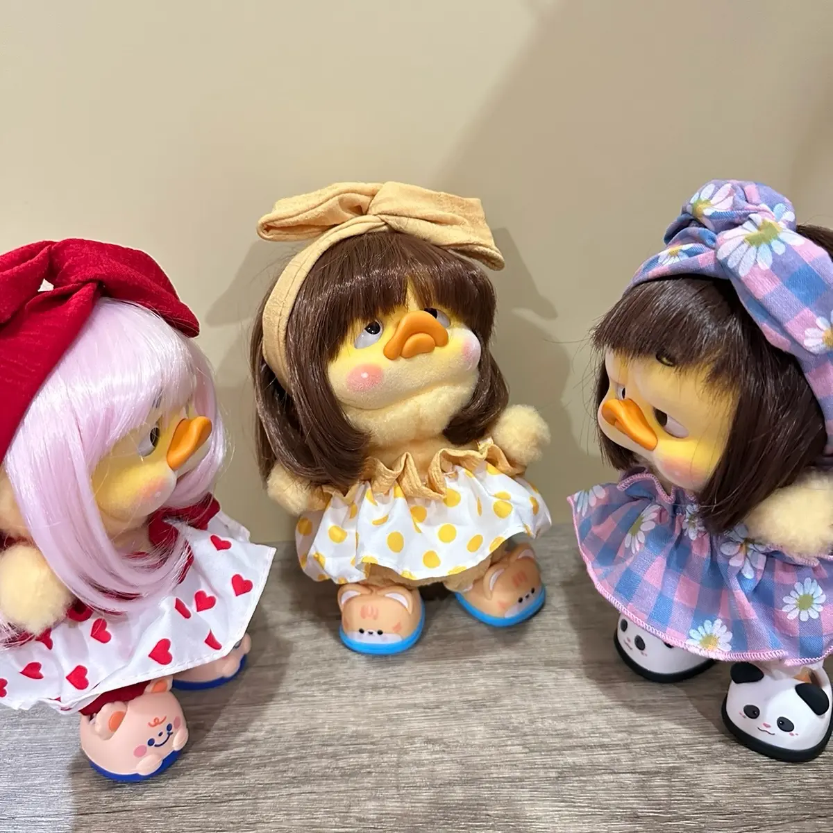 ชุดตุ๊กตาเป็ด upsetduck พร้อมส่ง (ชุดเซ็ต3ชิ้น)