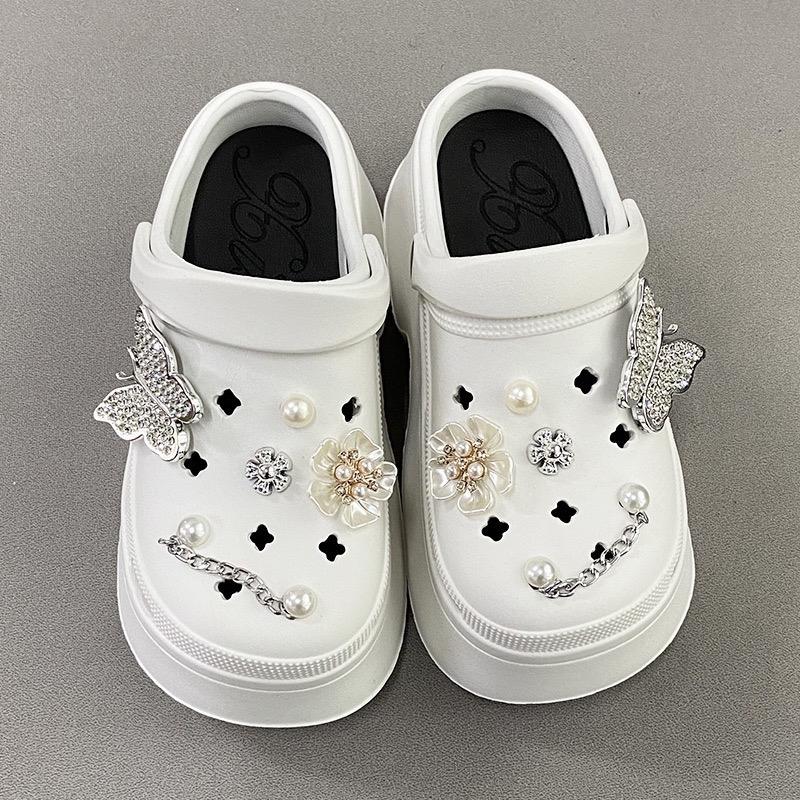 Dép sục nữ nâng đế 7cm chất liệu EVA tặng kèm bộ charm đá siêu xinh (HY188) 6