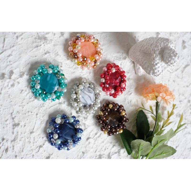 Aksesoris kalung dan bross posh blouse by Umita_headpiece / kalung kekinian / bross kekinian / kalung mutiara / bros mutiara / kalung handmade / bros handmade 6