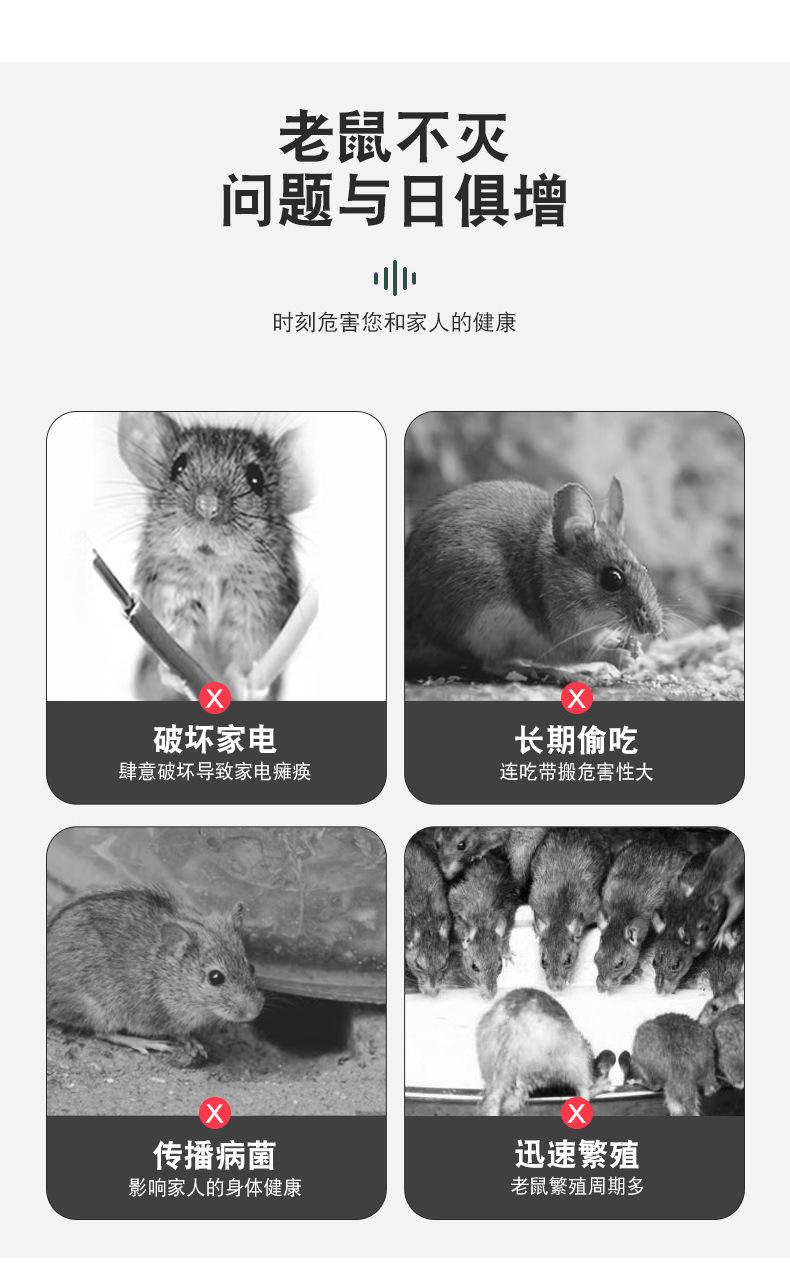 Product Introduction of Plastic Mouse-Trap Drive Away Mice Simple and Quick Way to Reduce Harm Recycling Is Completed with a Touch 2