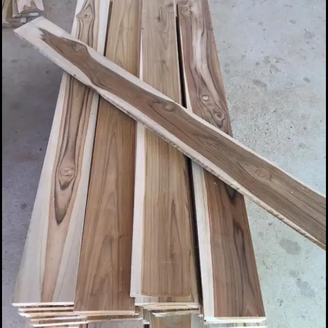 สั่งได้สูงสุด20แผ่นต่อครั้งไม้สักแผ่น ขนาด 8*100*1.3cm รีดเรียบร้อย 4 ด้าน