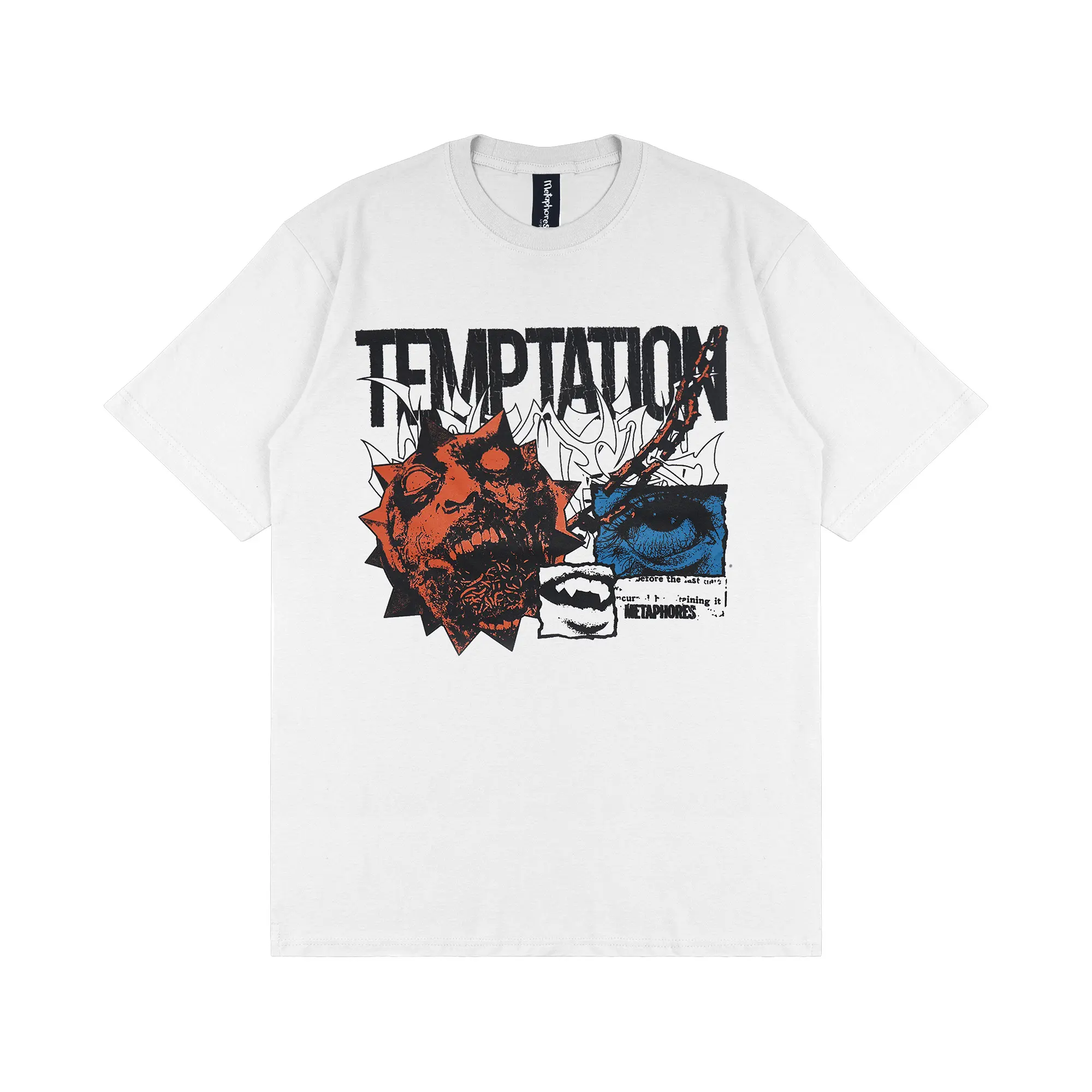 Metaphores Heavyweight T-shirt 16s Temptation - White