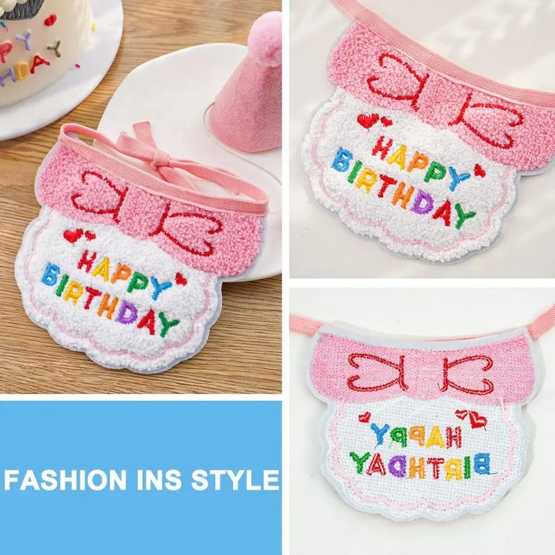 Product Introduction of Cute Dog Birthday Outfits Puppy Birthday Hat Cat Dog Birthday Bandana Boy Girl Pet Party Accessories for Small and Medium Dogs 2