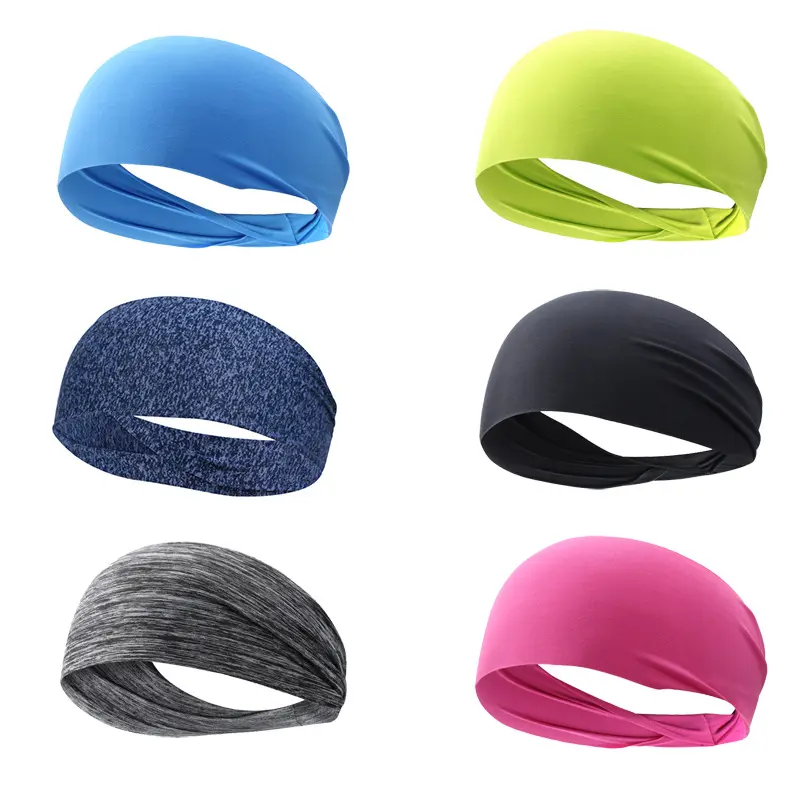 European and American Style Ultra-Thin Sports Scarf Men's and Women's Running Quick-Drying Headband Yoga Hair Band Outdoor Basketball Sweat-Absorbent Headband