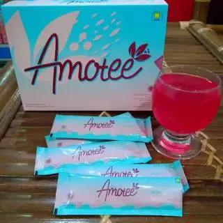 Amotee Original Nasa Isi 20 Sachet, Melembabkan Dan Memutihkan Kulit