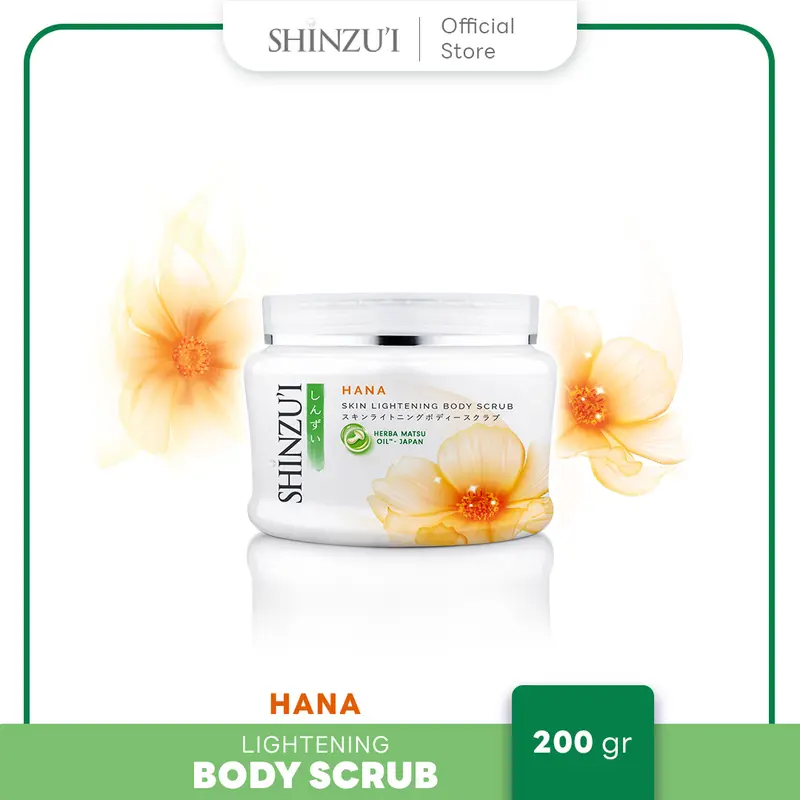 Shinzui Hana Skin Lightening Body Scrub 200g 0