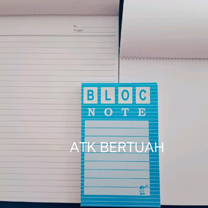 Note Book Block Note Besar Jual BLOC BLOCK NOTE BUKU NOTA NOTES MEMO GARIS POLOS BESAR SEDANG ...