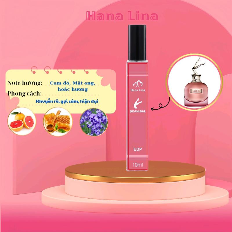 Nước hoa nữ chân dài chai 10ml xịt thơm Khuyến r.ũ nồng nàn táo bạ.o.