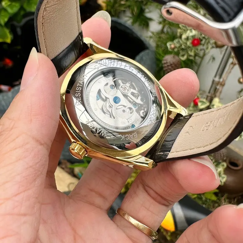 Đồng Hồ  Nam  Chenxi Chính Hãng (CX-8821G Máy Cơ Siêu mỏng) Watch 3