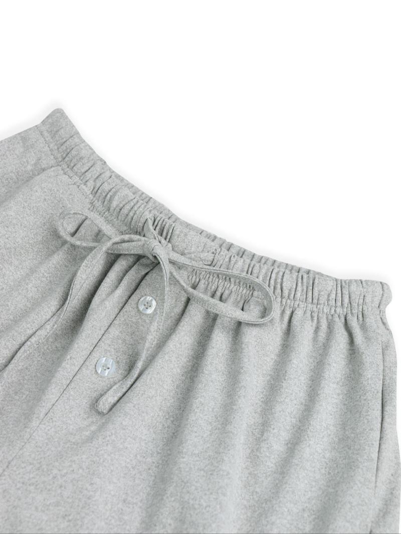 Product Introduction of Women's Plain Drawstring Waist Shorts, Casual Comfy Breathable Shorts for Daily Wear, Ladies Bottoms for Summer 7