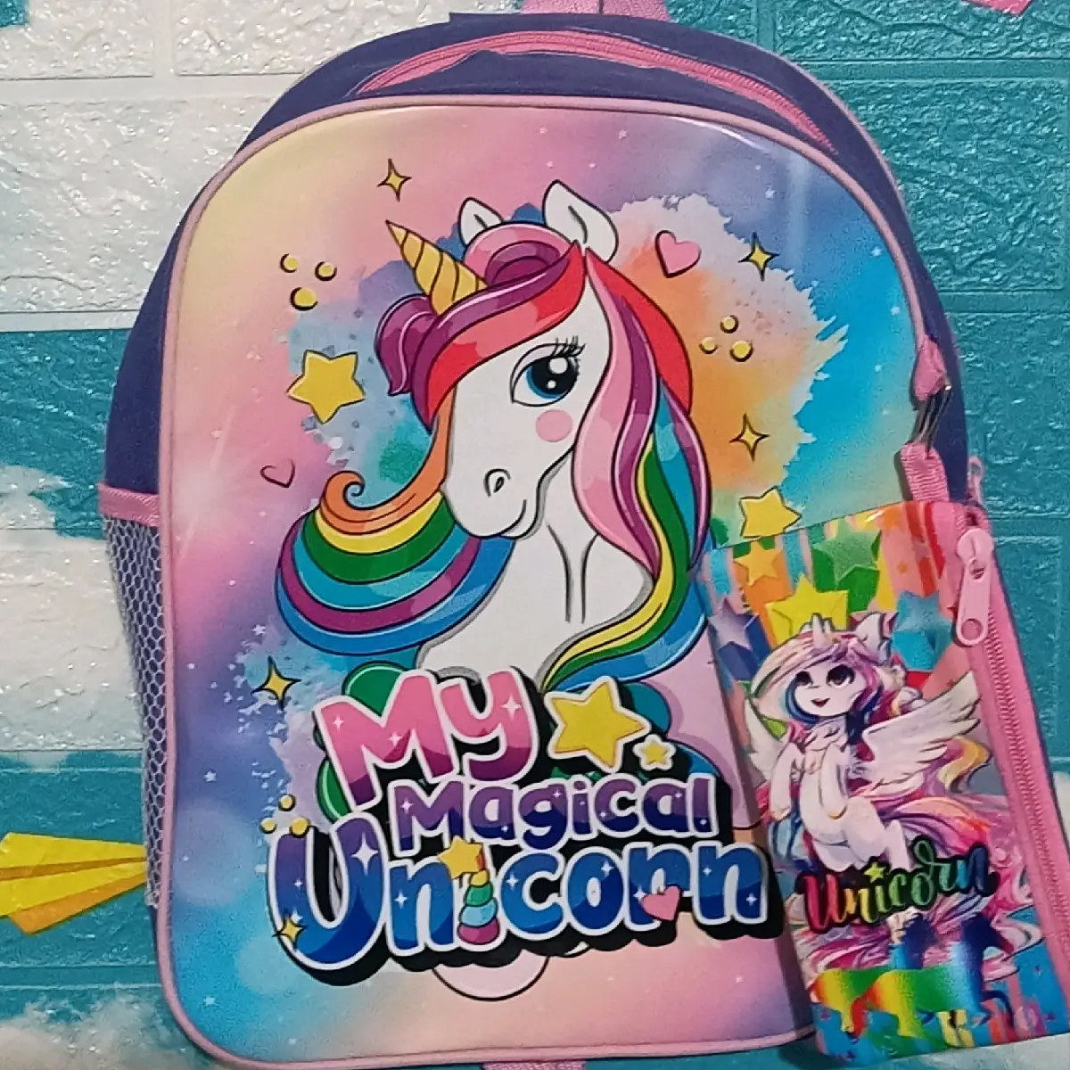 tas anak sekolah paud tas anak sekolah TK tas anak sekolah perempuan karakter unicorn