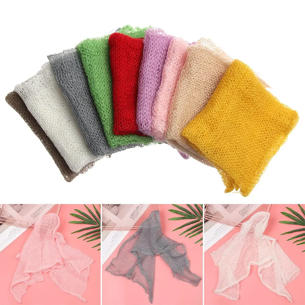 1pc Fashion Boys Girls Elastic Warm Winter Soft Long Baby Photography Props Stretch Knit Wrap Newborn Wrap Blanket