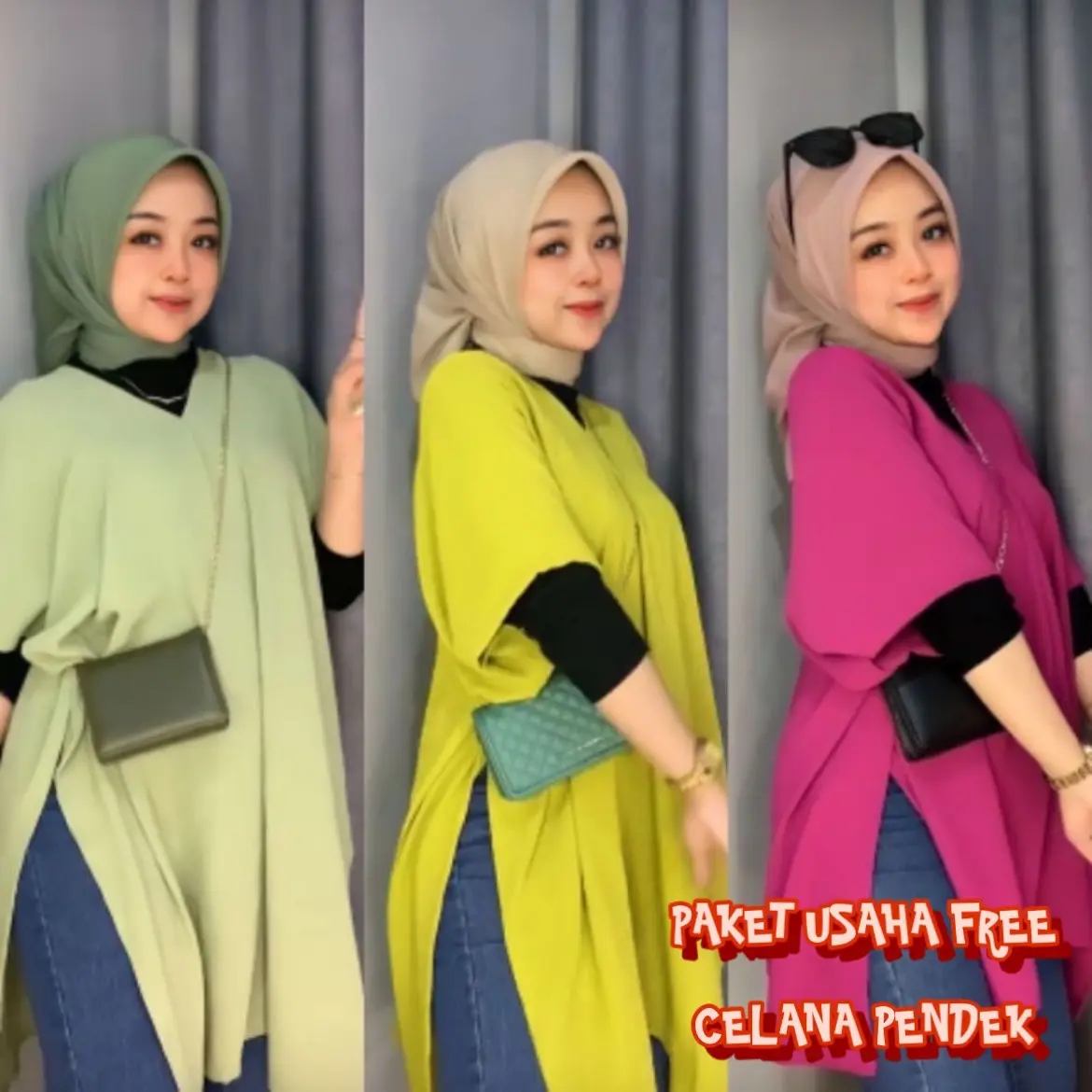 VL- PAKET USAHA NAGITA 200RB 8PC FREE CELANA PENDEK
