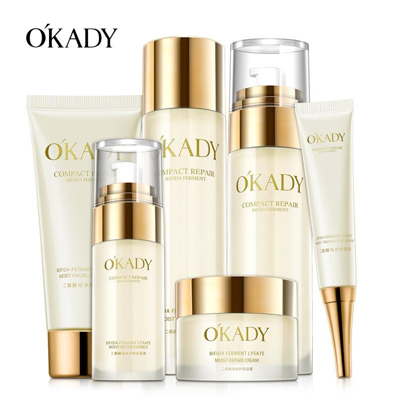 OKADY Bộ Tinh Chất Bifida Ferment Chăm Sóc Da Mặt Làm Sáng Trắng Phục Hồi Dưỡng Ẩm Chống Lão Hóa Cho Phụ Nữ Và Bé Gái