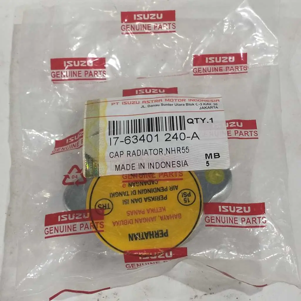 TUTUP RADIATOR CAP TABUNG AIR ISUZU ELF NHR NKR 55 NKR 71