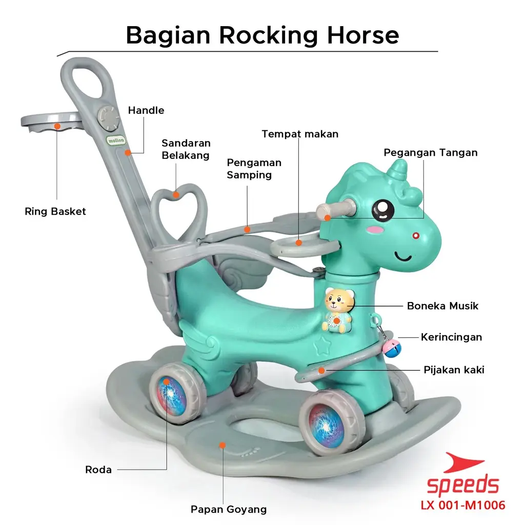 Mainan Kuda Kudaan Rocking Horse 3in1 Ride On Deer Mainan Toys Anak Jungkat Jungkit Mutifungsi LX001-M1006 Mainan Kuda Kudaan Rocking Horse 3in1 Ride On Deer Mainan Toys Anak Jungkat Jungkit Mutifungsi LX001-M1006