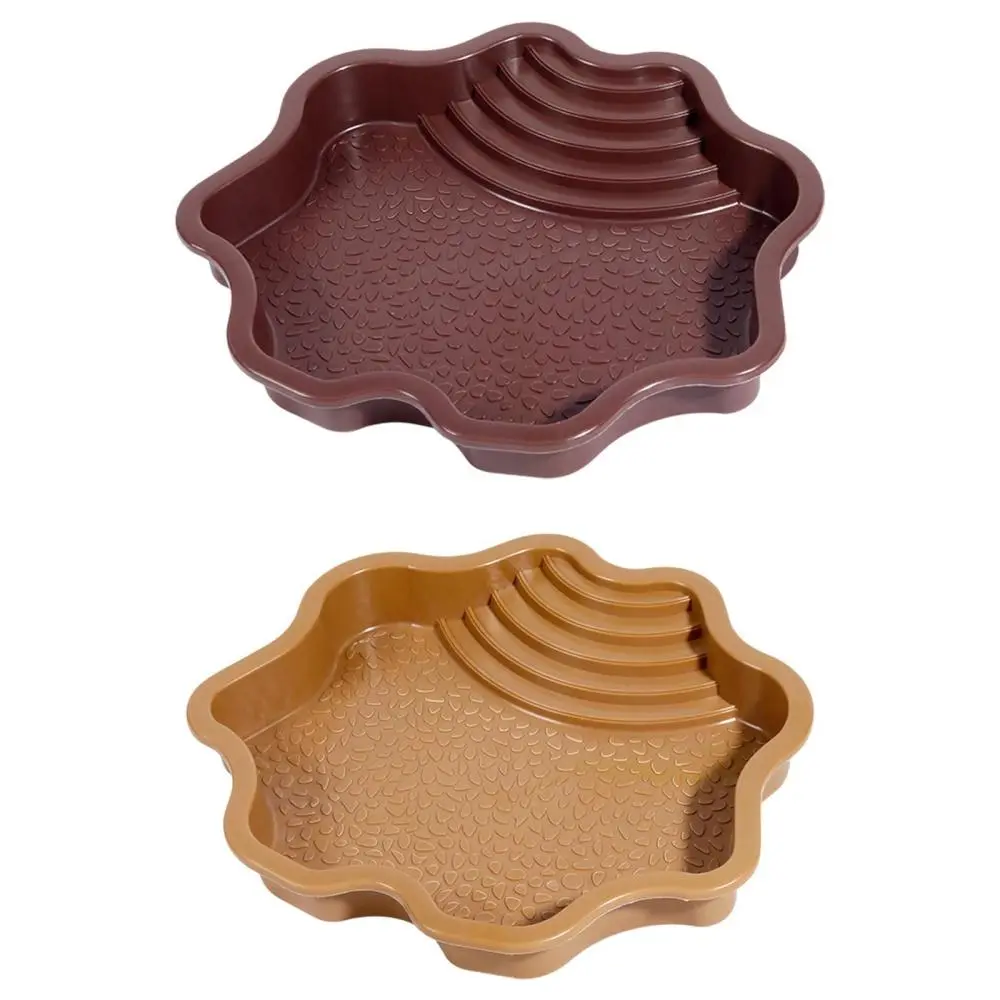 Tortoise Water Bath Bowl Turtle Feeding Dish for Frogs Pet Supplies Gecko