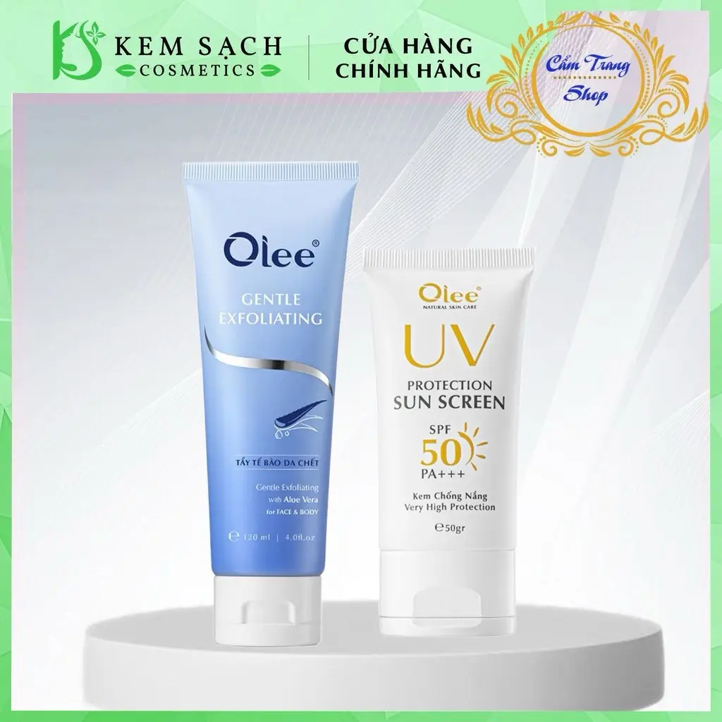 chống nắng UV + tẩy tế bào 0lee