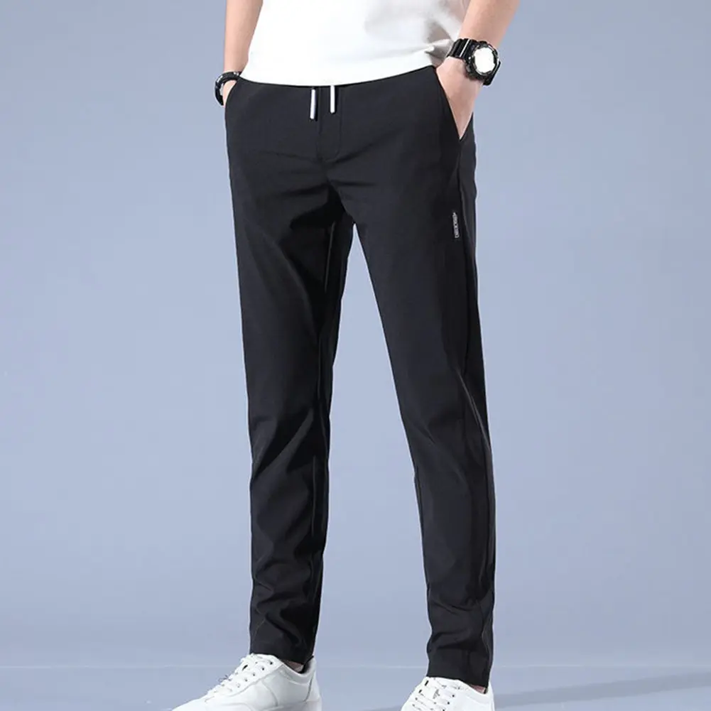 Quần Dài Nam, Dáng Rộng Vừa Vặn, Ống Thẳng, Phong Cách Thường Ngày Mỏng Và Nhanh Khô, Thích Hợp Cho Thể Thao, Hàng Có Sẵn