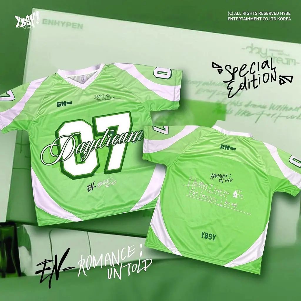 ENHYPEN JERSEY NEW DROPS DAY DREAM JERSEY - TikTok Shop Singapore