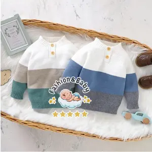 Sweater Pullover Rajut // Sweater Kancing Rajut 0-2thn
