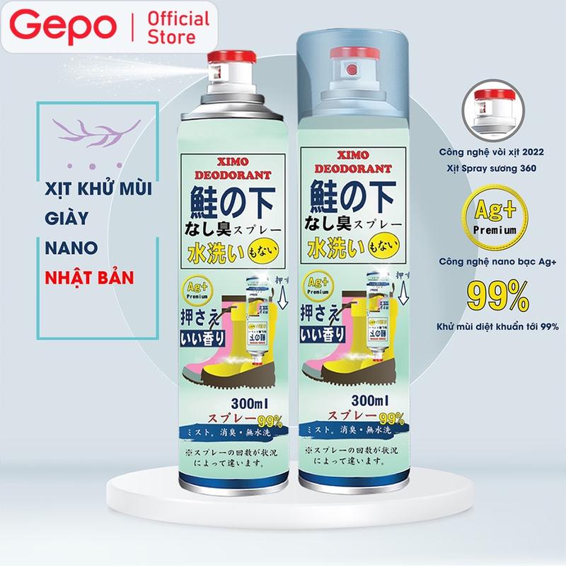 Bình xịt khử mùi hôi chân và làm sạch mùi giày Ximo cao cấp 300ml