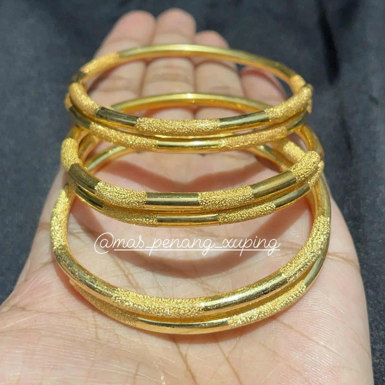gelang lilit kabel pasir kaca 20 mayam