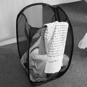 Canasta de ropa plegable de malla transpirable para verano, Canasta de ropa sucia de gran capacidad para verano, Organizador para el hogar para baño y recámara