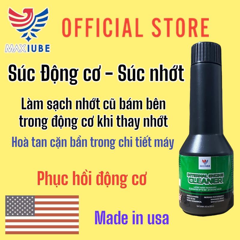 Súc rửa động cơ - Súc Nhớt Maxlube Usa chính hãng dùng cho xe máy xe tay ga xe số xe côn tay Dầu