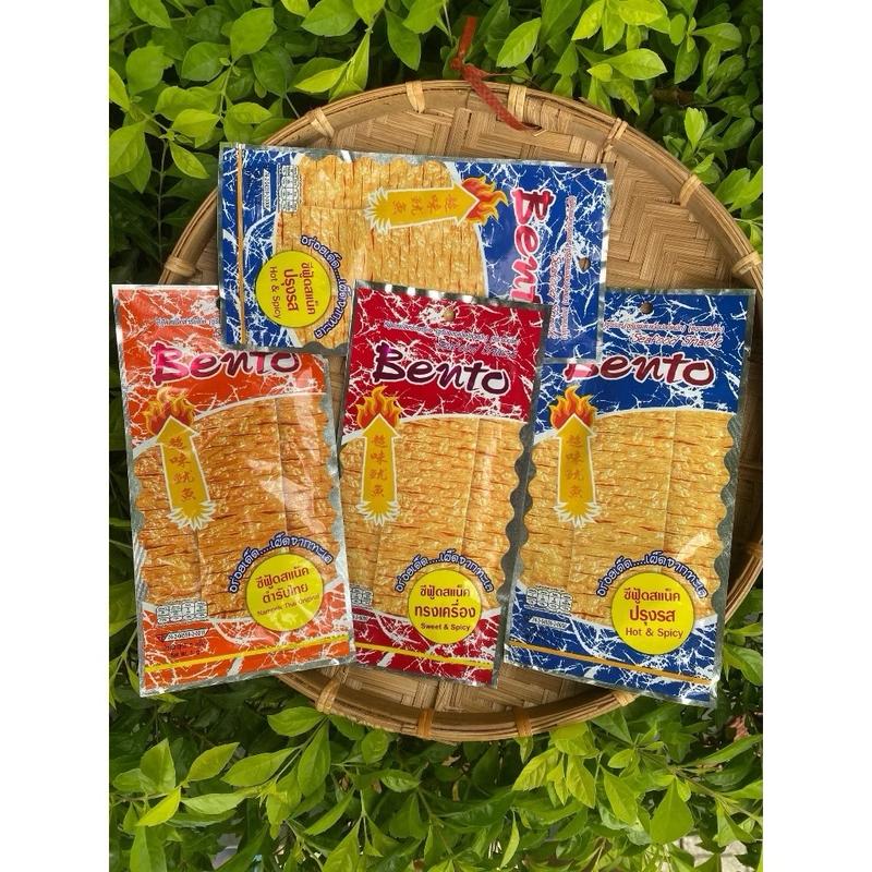 Snack mực Bento Thái Lan gói nhỏ 6g, Snack mực tẩm cay siêu ngon 0