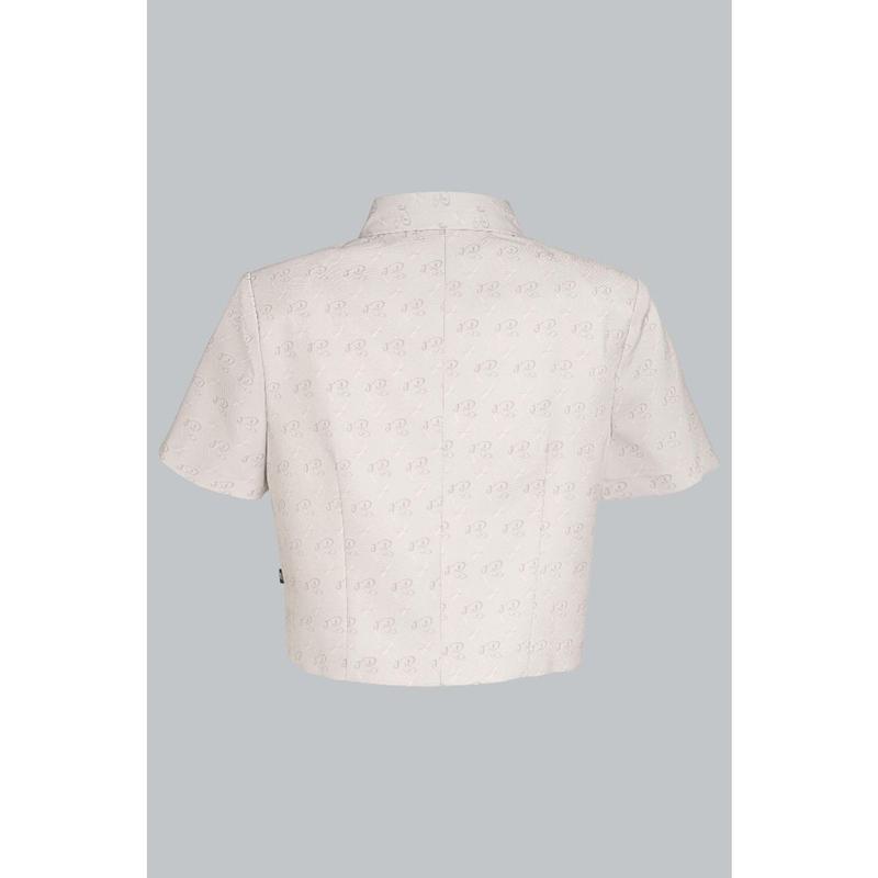 Set Áo croptop cổ đức cách điệu đính nơ in họa tiết 2T06.2502K, Chân váy họa tiết xếp ly 2 tầng 4S06.2502K JM Dress Design 7