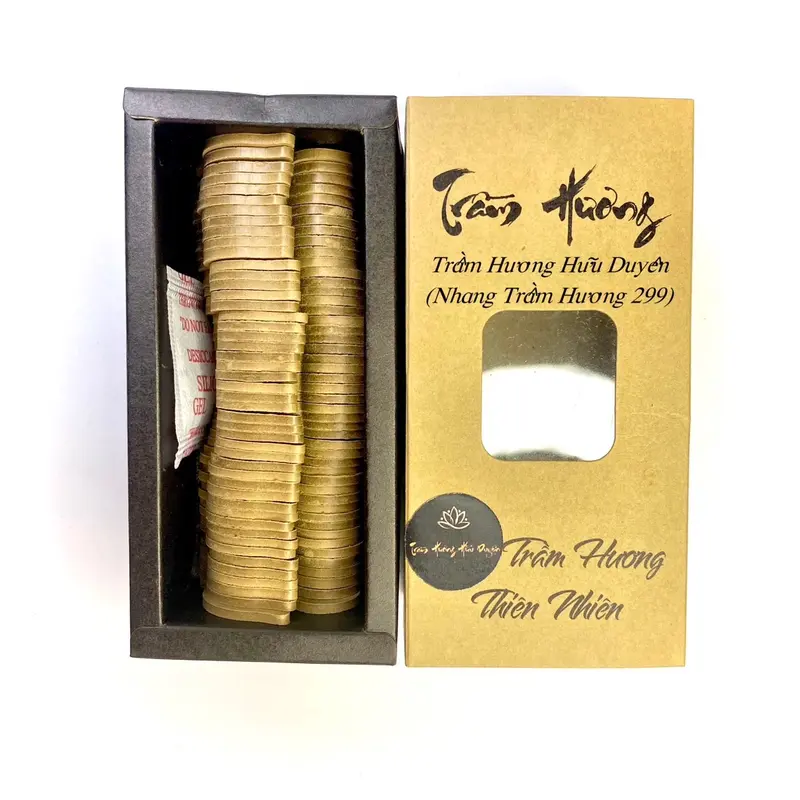 48 Khoanh Trầm Hương Mây 1 Giờ Xông Nhà, Xông Thơm, Loại THƯỜNG Và Cao Cấp, Thoảng Nhẹ. 1