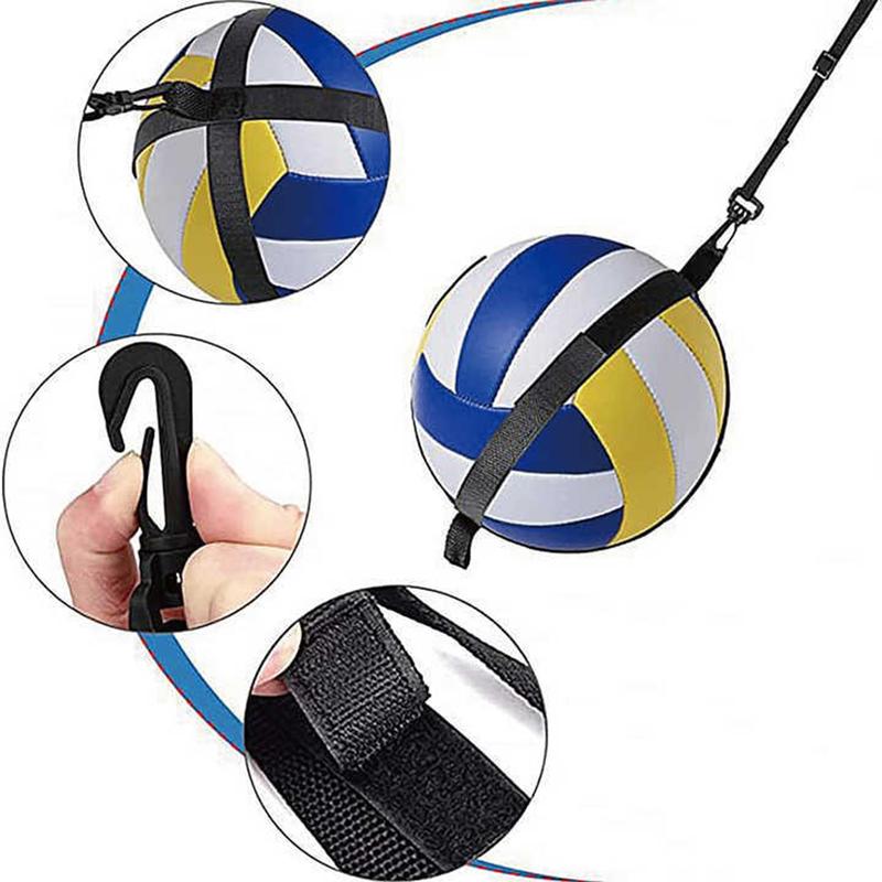 Product Introduction of Practical Volleyball Assistant Belts Wear-resistant Flexible Volleyball Practice Trainer Volleyball Exercise Training Straps Beginners Setting Improves Serving Playing Equipment 21