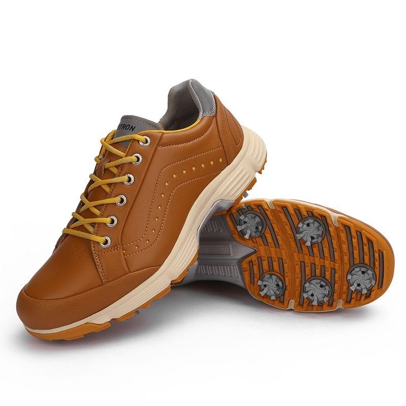 Product Introduction of Foreign Trade Low-Top Men's Golf Waterproof Sneakers Non-Slip plus Size with Studs Golf Sports Leisure Training Shoes Men's Xz25036 22