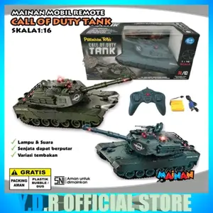 MAINAN ANAK MOBIL REMOT RC TANK MILITER BESAR MAINAN TANK REMOTE CONTROL PROMO TERMURAH COD