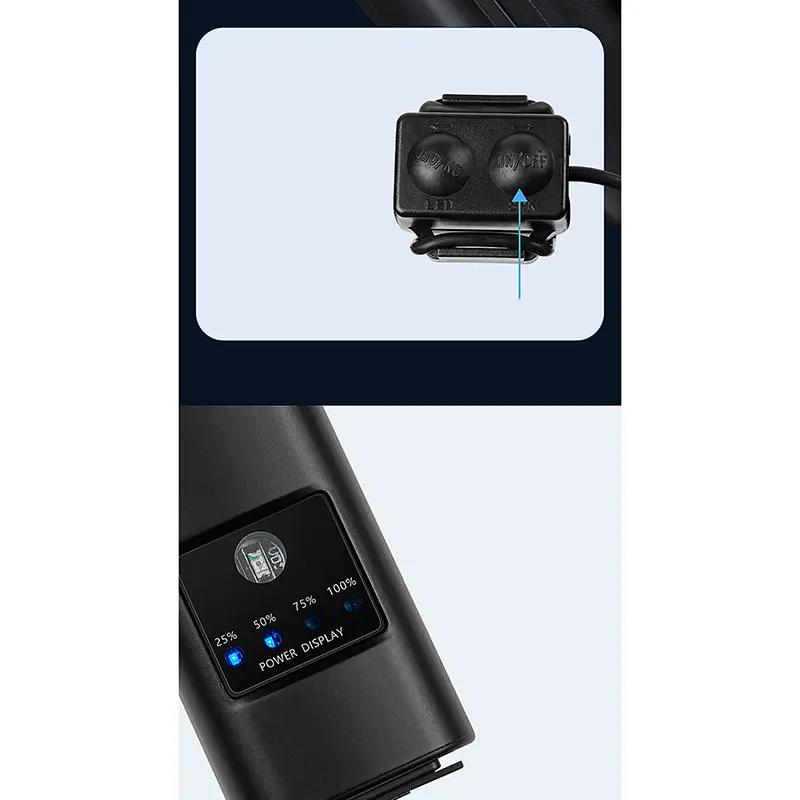 Pin Sạc Dự Phòng Đèn Pha Xe Đạp, Đèn Pin, Gắn Tay Lái, Sạc USB, Thích Hợp Để Đạp Xe MTB Và Đường Trường, Đặc Biệt 8
