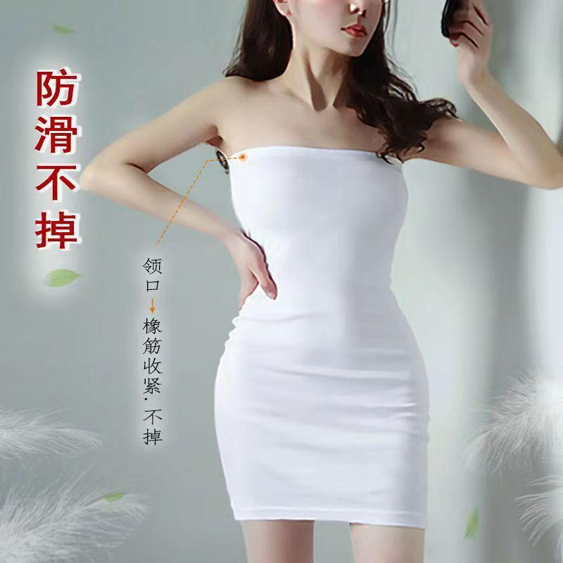 Product Introduction of Váy Không Dây, Áo Choàng Ống, Đáy Chuyên Nghiệp, Váy Bodycon Váy Ngắn, Váy Bó Sát Thích Hợp Cho Bé Gái Và Phụ Nữ, Bán Chạy Dress Khuy 8