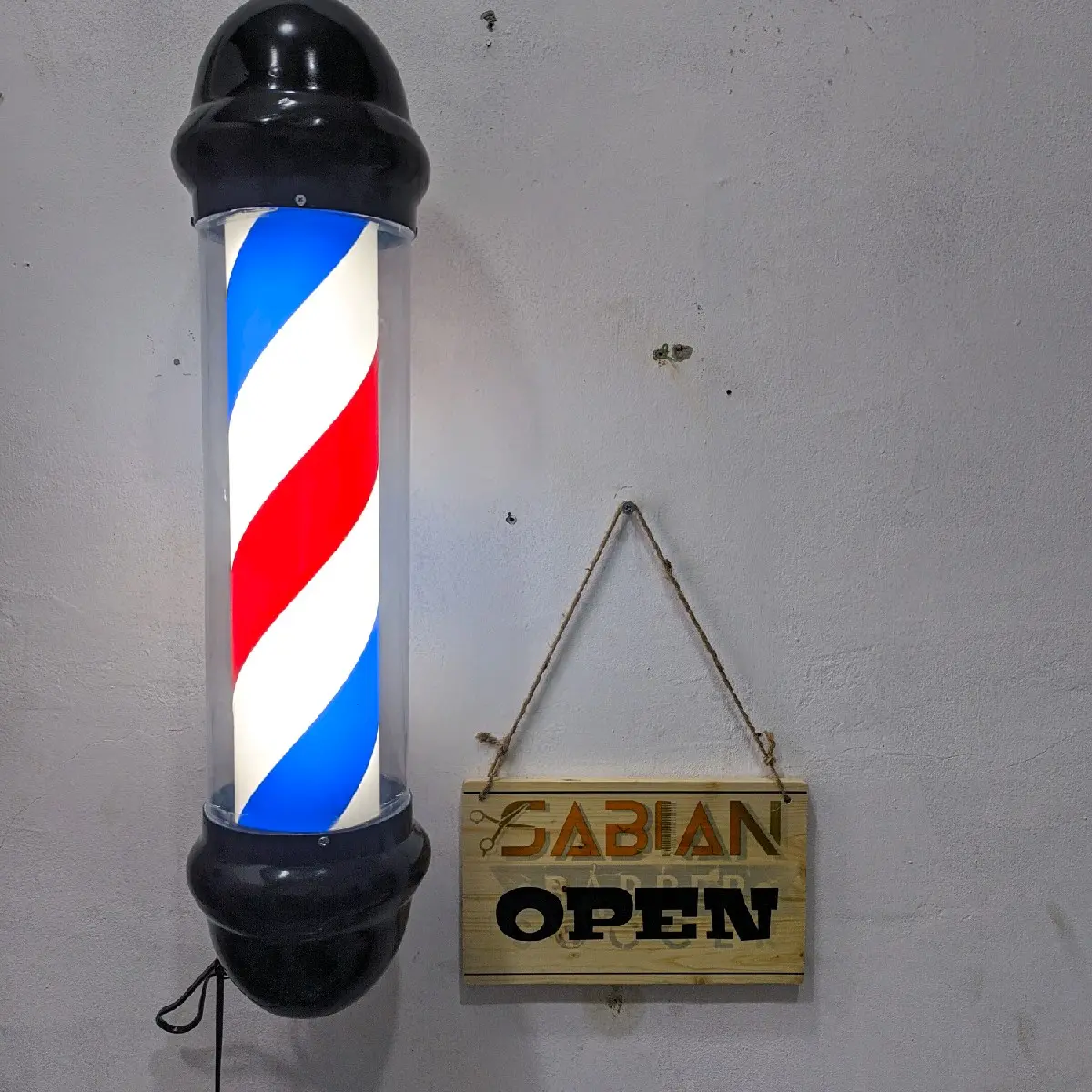 lampu Barbershop 60x13 terlaris strip standart