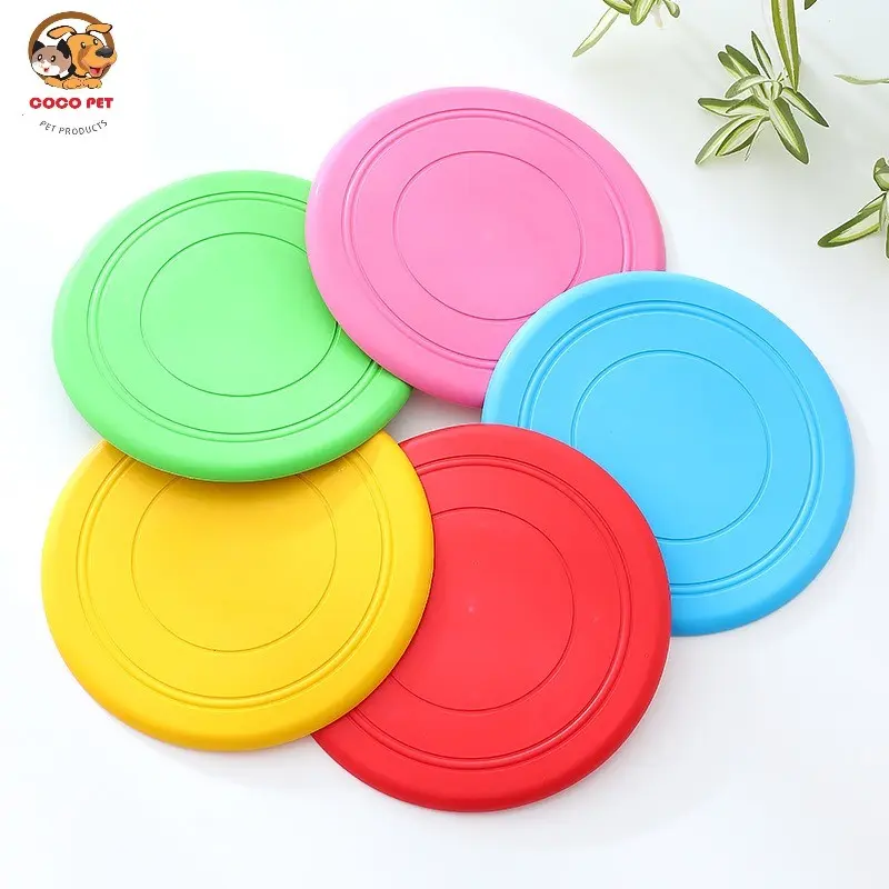 Đồ Chơi Đĩa Bay Nhựa Cho Chó, Đĩa Bay Chuyên Dụng Huấn Luyện Cho Chó 3
