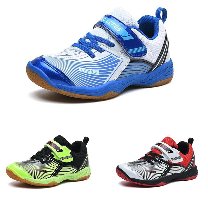 Giày Cầu Lông Trẻ Em Lefus L1087 | Giày Cầu Lông Cho Bé Sử Dụng Khóa Dán Tiện Lợi Tặng Kèm Tất Và Túi Rút Đựng Giày Sport Kids Tập Thể Dục Học Sinh