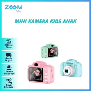 Kids Camera Mini Kamera Anak Action Cam Camera Digital HD 1080p Layar