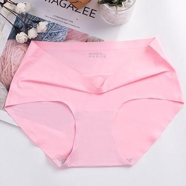 ᵖGˡiͣʸrl Celana Dalam CD Seamless Tanpa Jahitan Mulus Model Polos 1086 Fit Katun Wanita  Waist 6